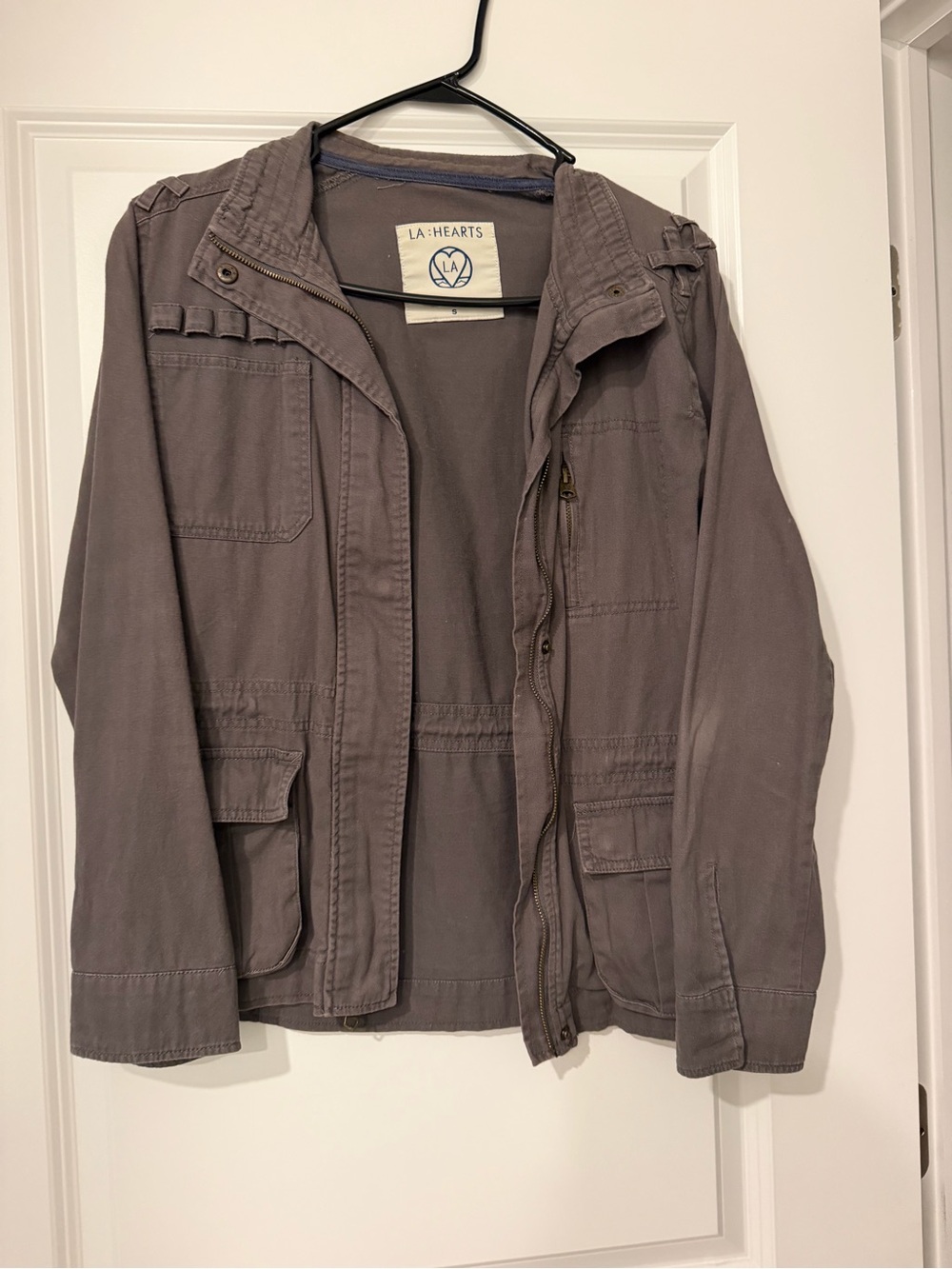 La Hearts grey jacket